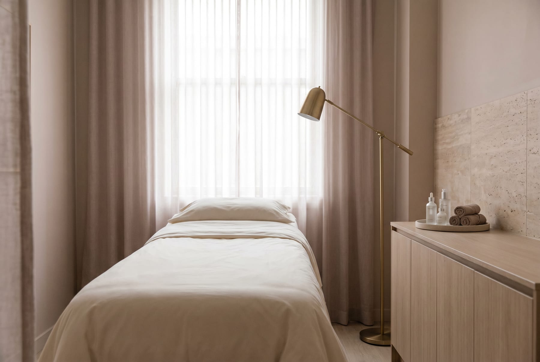 Treatment room at Jolly's Beauty Bar